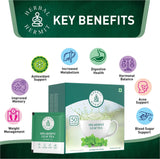 Spearmint Tea Bags - 50 Tea Bags - Pure Spearmint Leaves - Caffeine Free Herbal Tea - Natural Digestive Support & Breath Freshener - Non-GMO