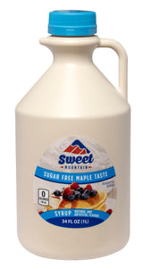 Sweet Mountain - Sugar Free Maple Taste Syrup (34 FL OZ) | Keto Friendly, 0g Carbs, 0 Calories, Diabetic Friendly
