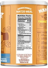Manischewitz Matzo Meal Canister, 16 Ounce, Great for Breading & for Matzo Ball Mixes (Not for Passover Use)