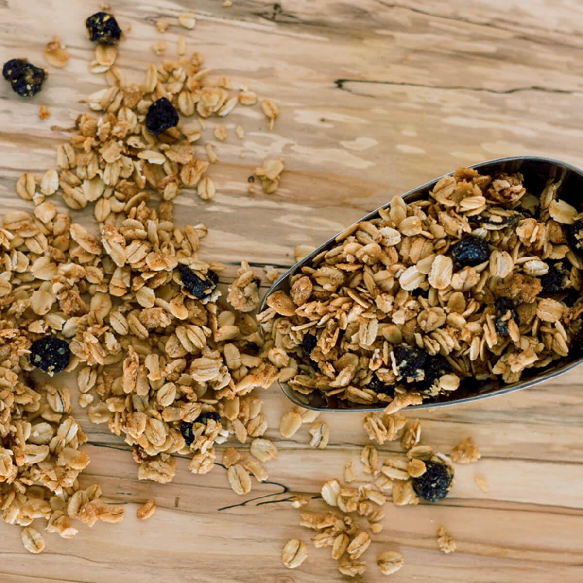 Laura's Gourmet Granola BlueBerry Bliss Crunch, 12 oz - 3packs, Gluten-Free Oats, Vegan, Dairy & Soy Free Snack, Organic Agave, Chewy Blueberries