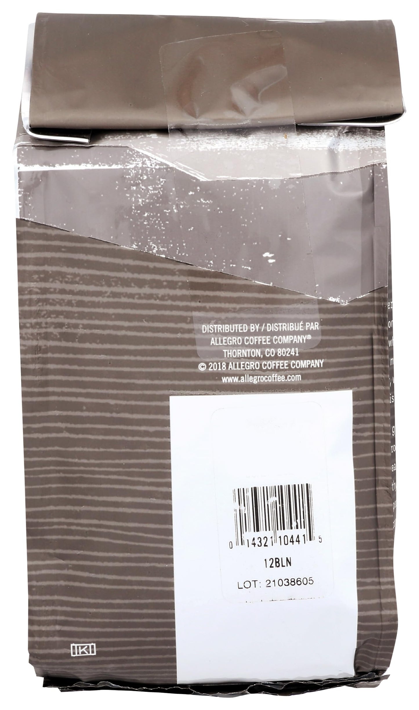 Allegro Coffee Blue Nile Blend Whole Bean Coffee, 12 oz