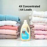 BETTER LIFE Laundry Detergent - Concentrated Liquid Laundry Soap for Automatic Washing Machine - Gentle Unscented Laundry Supplies for Sensitive Skin
