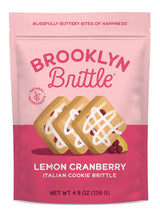 Brooklyn Brittle Deluxe Variety Bundle - Sweet & Savory Cookie Brittle|Italian Cookie Brittle|Flavors-Cinnamon Walnut, Espresso Chip, Lemon Cranberry