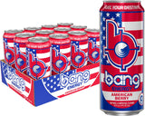 Bang Energy American Berry, Sugar-Free Energy Drink, 16-Ounce (Pack of 12)