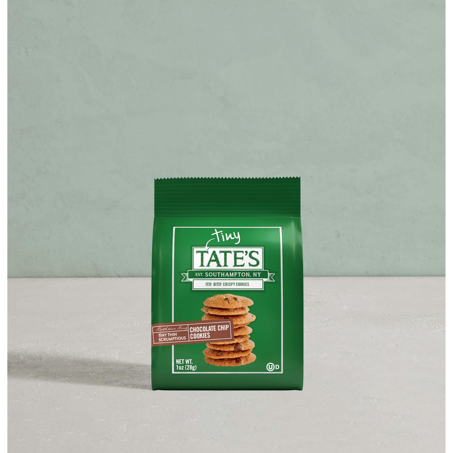 Tate's Bake Shop Chocolate Chip Cookies, 50-1 oz Tiny Tate's Cookies