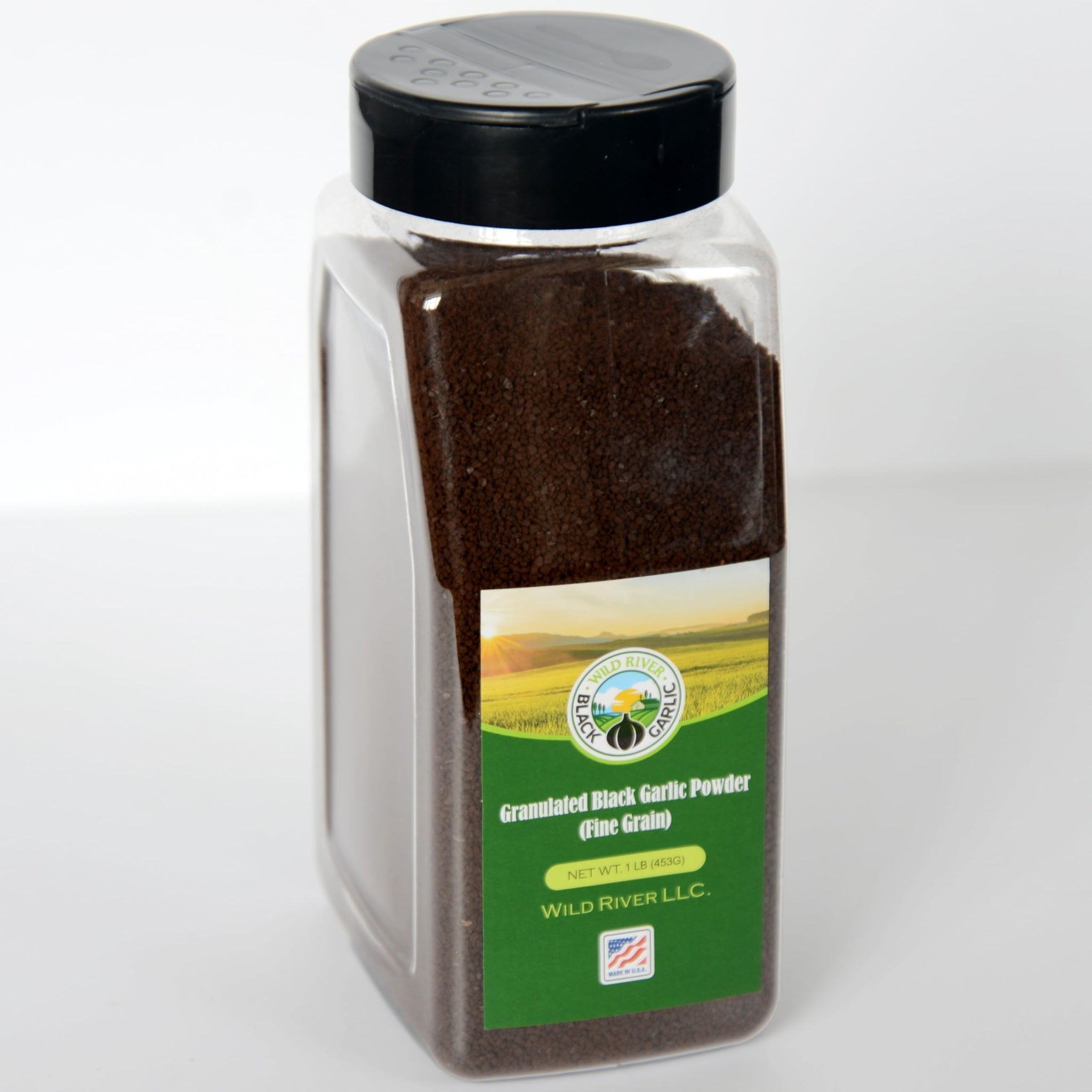 WILD RIVER BLACK GARLIC - 100% PURE Granulated Black Garlic Powder - Naturally Aged Gilroy California Garlic - Gourmet Seasoning & Umami Booster