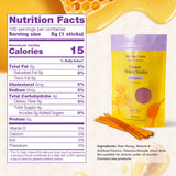 SBO Honey Sticks - 100 Count of Raw Unfiltered Non-GMO Single Serve Pure Honey Stick Packets for Tea and Snacks - Made in the USA