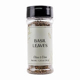 Olive & Vine Basil Leaves, Fresh Herbal Flavor, Seasoning for Pasta, Pesto, Salads, Rich Tradition, Authentic Taste, For Global Recipes (1.28 Ounce)
