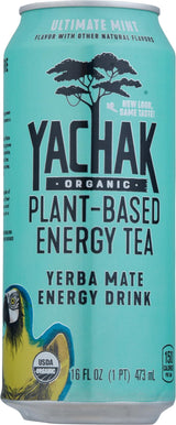Yachak Organic Organic Ultimate Mint Yerba Mate Energy Drink, 16 FZ