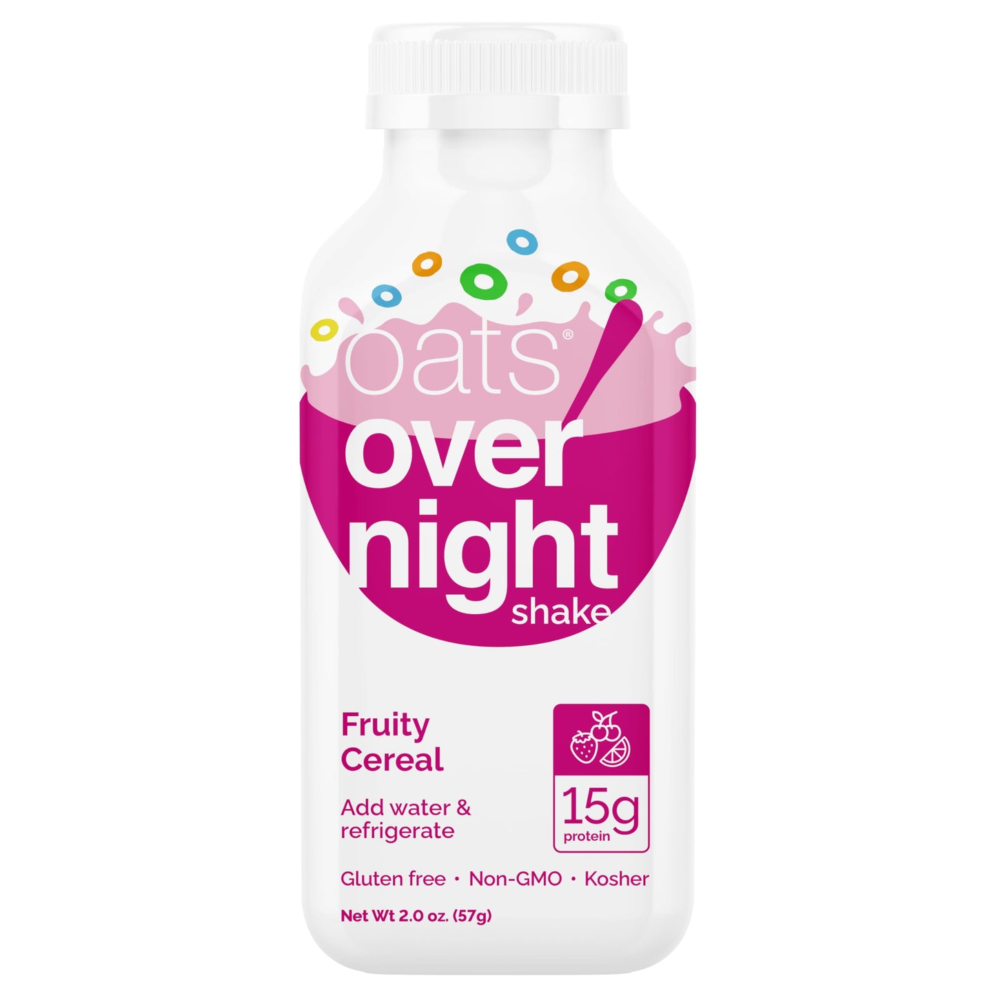 Oats Overnight Fruity Cereal Overnight Oats Shake, 2 OZ
