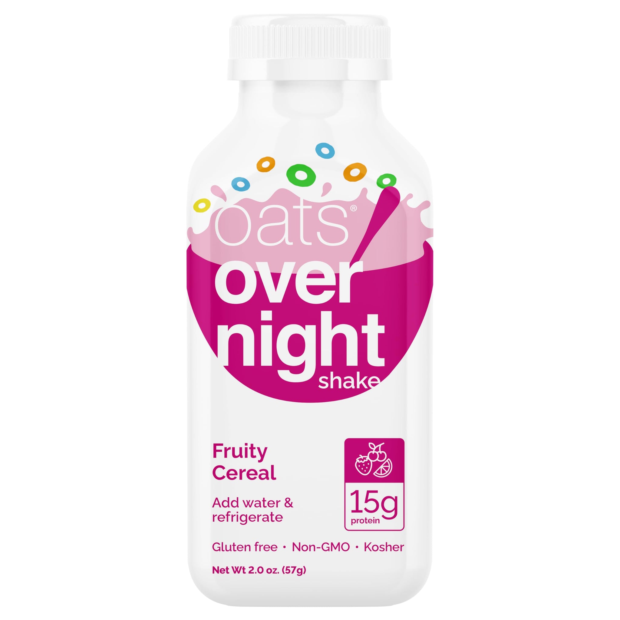 Oats Overnight Fruity Cereal Overnight Oats Shake, 2 OZ