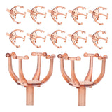 Zerodeko 50pcs Chocolate Holder for Bouquet Plastic Wrapper Candy Packaging Case for Flowers for Weddings Birthdays and Chocolate Arrangements
