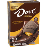 DOVE PROMISES Chocolate Large Promises, Milk Chocolate Caramel Candy, 2.75oz Bars (Candy Bulk Pack of 20)
