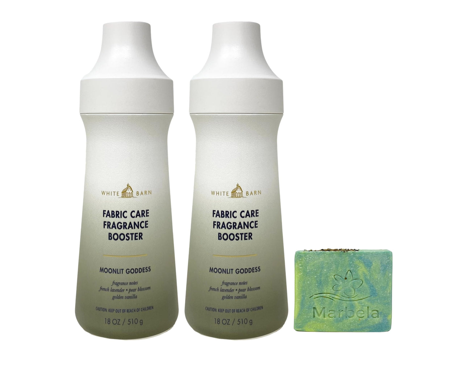 Bath & Body Works Moonlit Goddess 2 Fabric Care Fragrance Boosters with a Fresh Forest Bar Soap