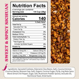 Daily Crunch, Cashews Edamame Sprouted Sweet Sichuan, 4 Ounce