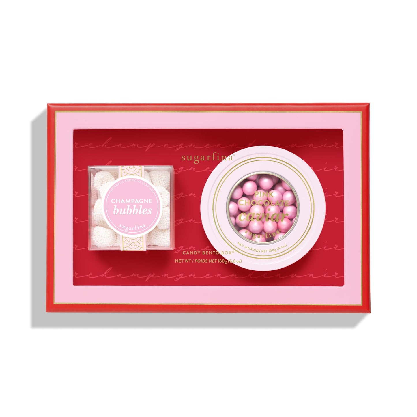Sugarfina Champagne & Caviar 2 Piece Candy Bento Box