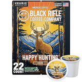 Black Rifle Coffee Company Dark Roast Coffee Pods - 100% Arabica, Bold, Smoky Single-Serve K-Cup Compatible - Veteran-Founded Premium Coffee - Happy