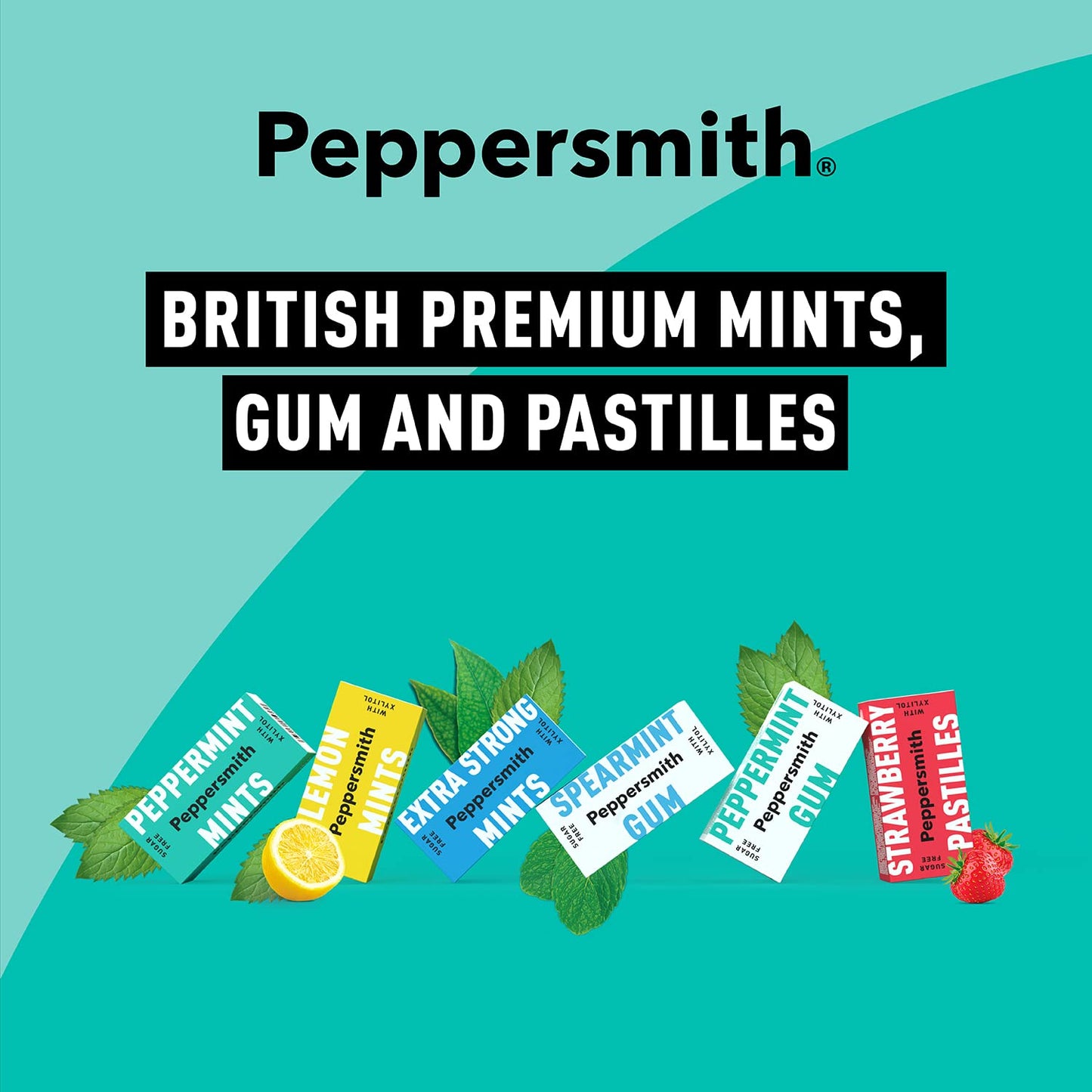 Peppersmith - Chewing Gum - Fine English Peppermint - 15g