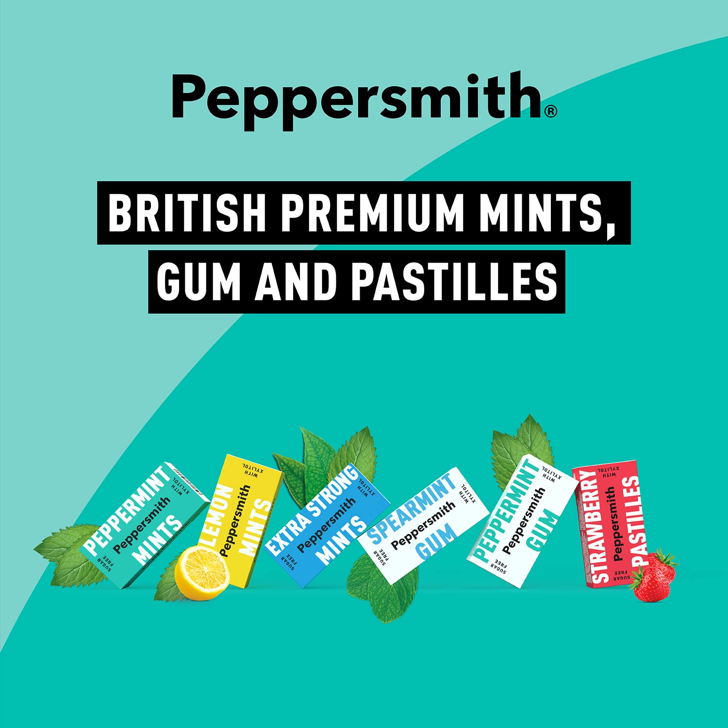 Peppersmith - Chewing Gum - Fine English Peppermint - 15g