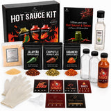 Hot Sauce Making Kit - Make Your Own Fresh Hot Sauce At Home, Gift Set