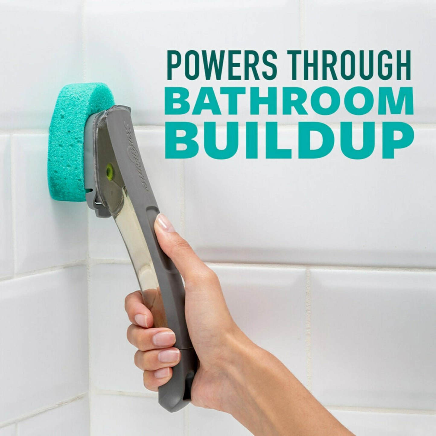 Scotch-Brite Scrub Tub & Shower Wand, Ideal for Bathroom Buildup, Glass Door, Shower and Bath Cleaner, Soap Scum Remover, 1 Wand