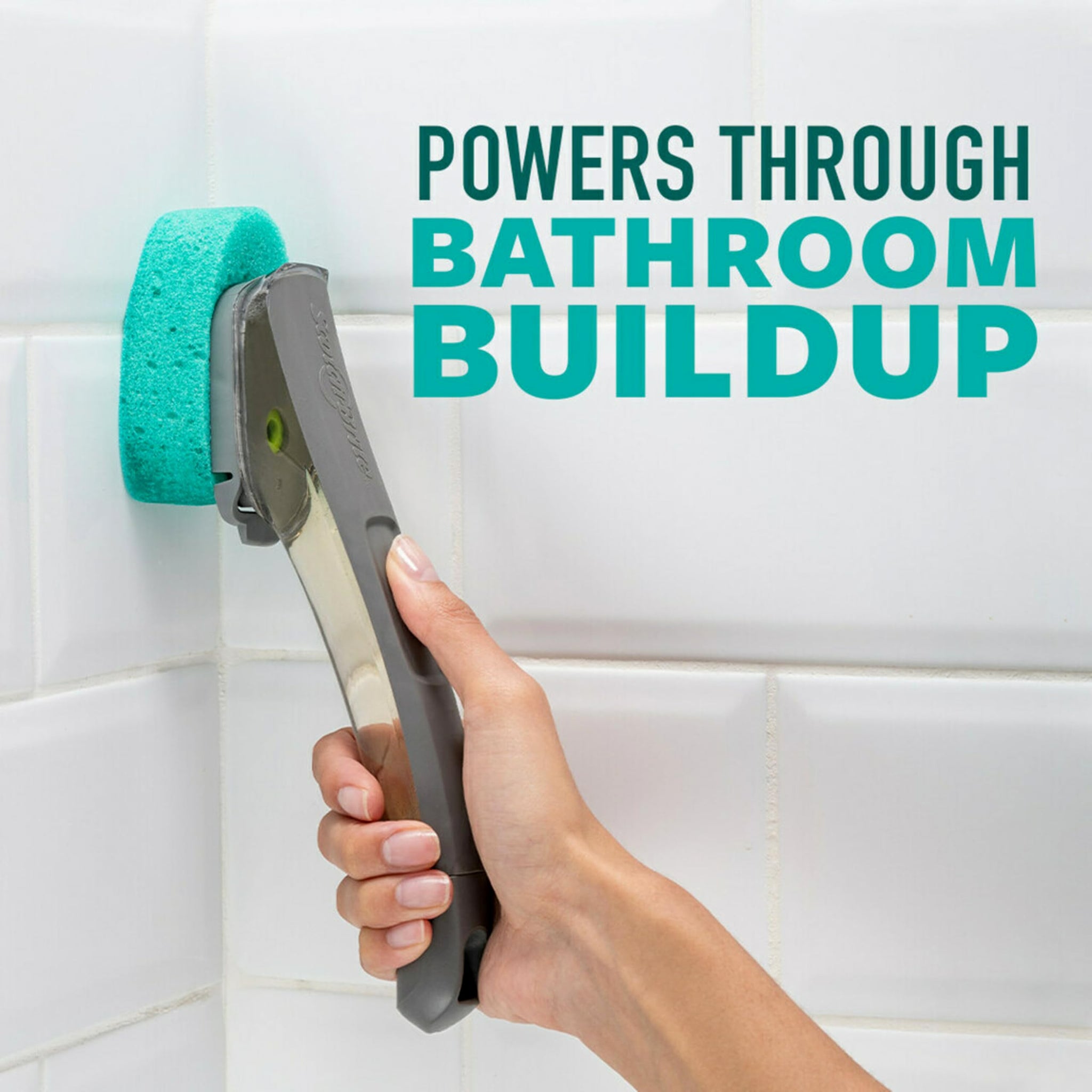 Scotch-Brite Scrub Tub & Shower Wand, Ideal for Bathroom Buildup, Glass Door, Shower and Bath Cleaner, Soap Scum Remover, 1 Wand