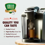 SOLLO Slim Tea K-Cup, Diet Support, Weight Loss with Garcinia & Green Coffee Extract, Single Serve Pods, Compatible With 2.0 K-Cup Keurig Brewers, 24