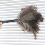 Midoneat Ostrich Feather Duster, Big and Soft and Fluffy Microfiber Duster,22 inch (Gray)