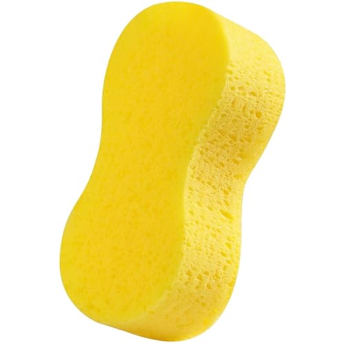 Temede Car Wash Sponge, Car Cleaning Large Sponges, All Purpose Sponges for Cleaning, Easy Grip Thick Foam Scrubber, Giant Bone Sponge for Kitchen