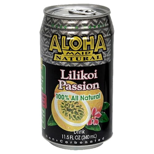 Aloha Maid Lilikoi Passion Drink, 11.5-Ounce (Pack of 12)