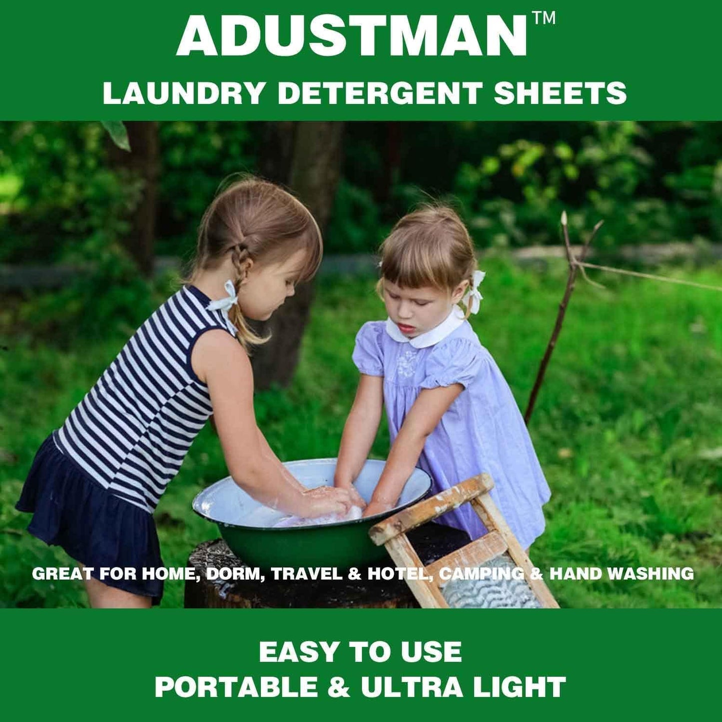 ADUSTMAN Laundry Detergent Sheets (Strips),Breeze Hypoallergenic Eco-friendly Low Suds Liquidless Earth Friendly No Plastic Jugs (186 Count (pack