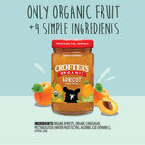 Crofters Fruit Spread Organic Premium Apricot, 16.5 oz