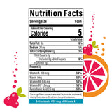 BUBBL'R cranberry grapefruit sparkl'r, Antioxidant Sparkling Water with Natural Caffeine, 0g Sugar, Gluten Free, All Natural Flavors, 12 Fl Oz Cans