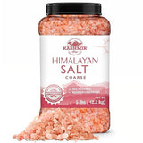 LA SALT CO Kashmir 5 Lbs Pink Himalayan Salt Bulk Jar, Coarse | 100% Pure, Food Grade with 84 Trace Minerals | Kosher Certified, Vegan, Non-GMO