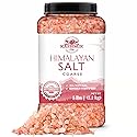 LA SALT CO Kashmir 5 Lbs Pink Himalayan Salt Bulk Jar, Coarse | 100% Pure, Food Grade with 84 Trace Minerals | Kosher Certified, Vegan, Non-GMO