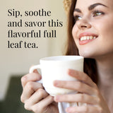 The Republic of Tea Ginger Peach Black Full-Leaf Loose Tea 1 lb Bag | Steeps 200 Cups | Caffeinated