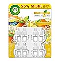 Air Wick Bright Citrus Splash Essential Scented Oils, 8 Refill Bottles