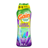 Gain Odor Defense In-wash Scent Booster, Super Fresh Blast scent, 21.1 OZ, 2 in 1 Freshness plus Odor Protection, laundry scent beads