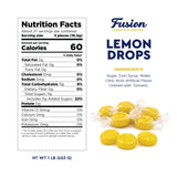 Lemon Drops Hard Candy Old Fashioned 1 Pound Bulk Bag, Individually Wrapped Classic Lemon Candy, Tart Citrus Flavor, Traditional Yellow Hard Sweets