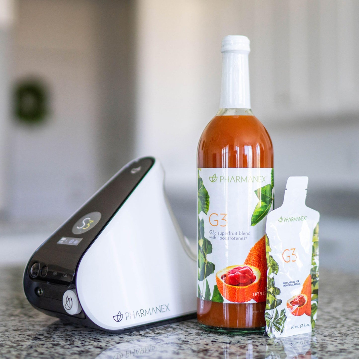 Nu Skin G3 Juice Bottles | Antioxidant Superfruit Juice Blend with Gac, Pineapple & Lycium | Cold Pressed Fruit Juice Beverage | Daily Juice Drink |