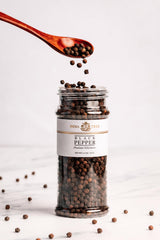 India Tree Tellicherry Peppercorns Whole Black Pepper with Bold Aromatic Flavor, 4.5 oz
