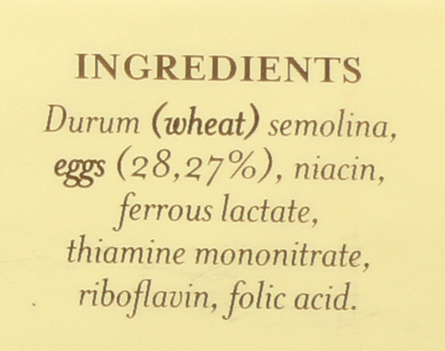De Cecco Pasta Fettuccine Egg Noodles, 8.8 oz