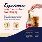 Torani Coffee Syrup, Vanilla Flavored Syrup for Drinks, Pump Included, 25.4 Fl Oz