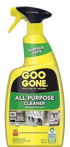 Goo Gone All-Purpose Cleaner - 32 Ounce - Removes Dirt, Grease, Grime, Multi Surface, Multi Purpose, De-Greaser, Cleaning Spray
