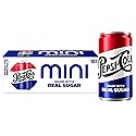 Pepsi Real Sugar Soda Mini Cans, 7.5oz Mini Cans, (10 Pack) (Packaging May Vary)