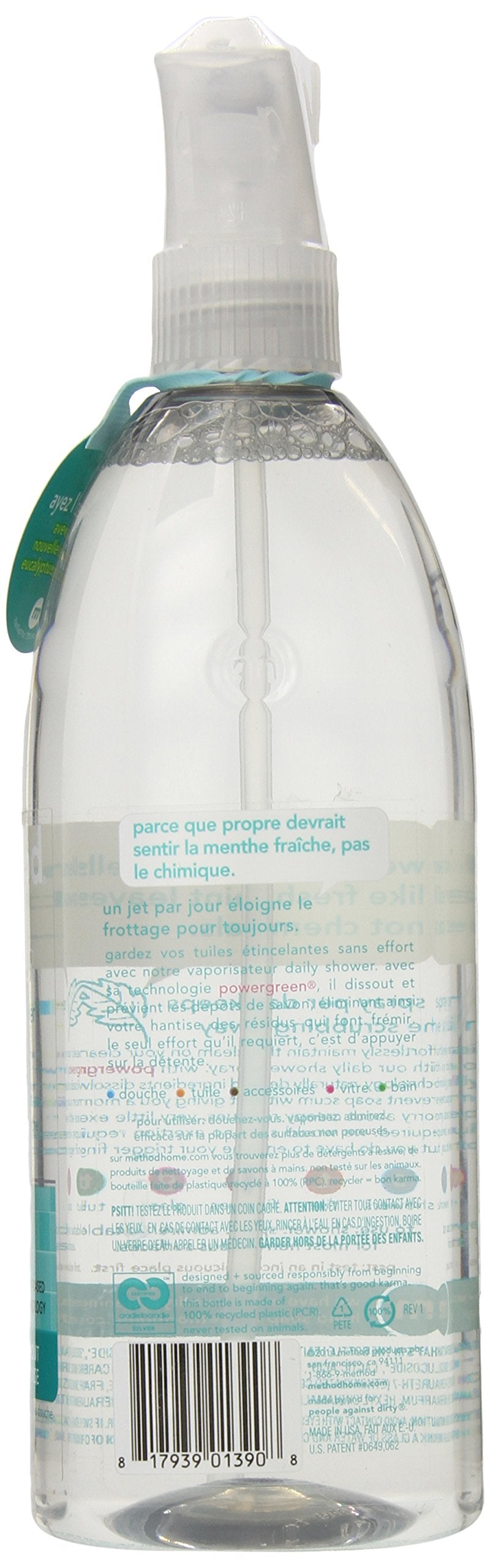 Method Daily Shower Spray Cleaner, Eucalyptus Mint, 28 Ounce