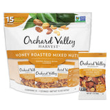 Orchard Valley Harvest Honey Roasted Mixed Nuts, 1 Ounce Bags (Pack of 15), Almonds, Peanuts, Pecans, and Cashews, Gluten Free, Non-GMO, No Artificial
