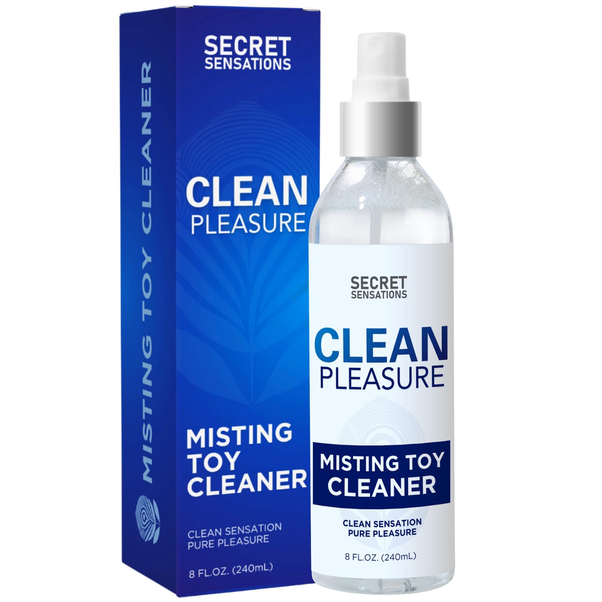 SECRET SENSATIONS Toy Cleaner Spray 240ml - Premium Adult Toy Cleaner for Hygiene - Safe, Gentle, and Effective Toy Cleaner for All Purpose