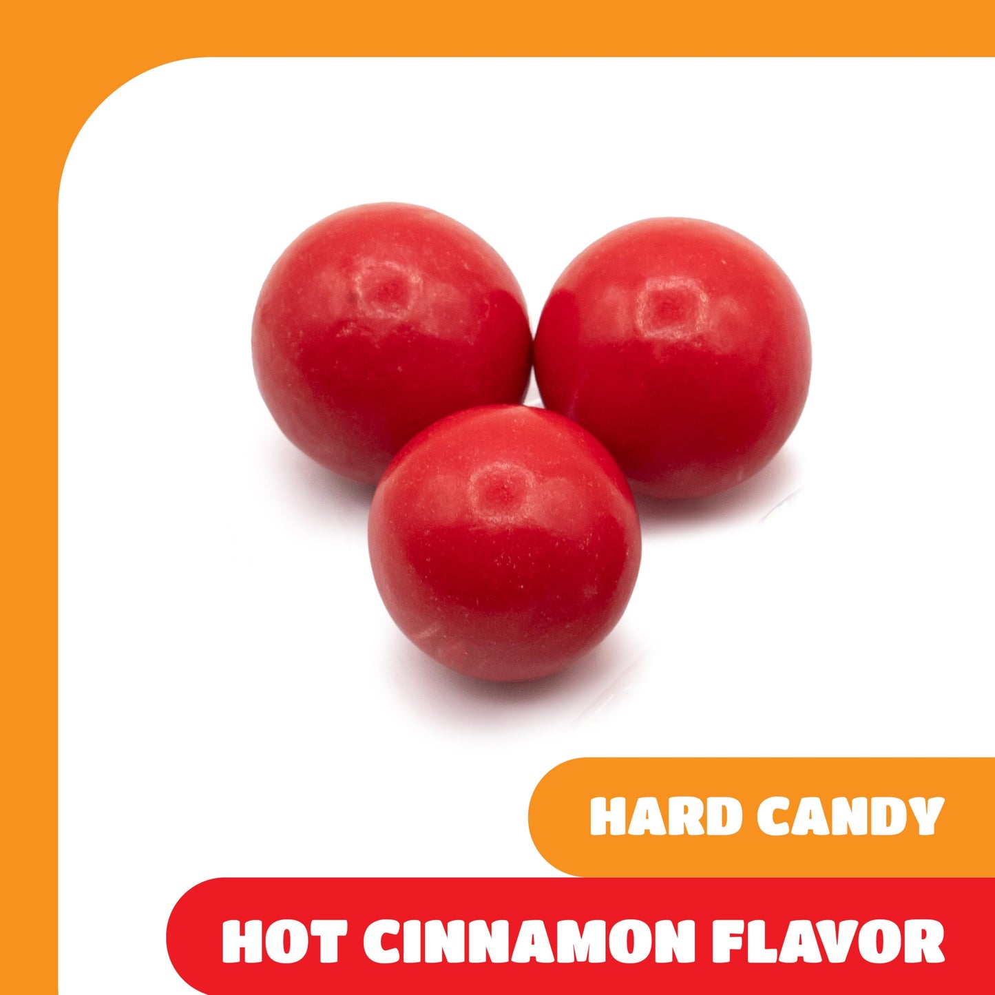 Spicy Cinnamon Jawbreakers - 2 Pound Bulk Pack (160 Count) - Cinnamon Hard Candy - Individually Wrapped Fiery Nostalgic Treat - Old Fashioned Hard