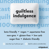 XyloBurst Gum | Xylitol Chewing Gum | Sugar Free, Gluten Free, Keto Friendly | Aspartame Free Gum For Oral Health | Peppermint | 500-Count Bag